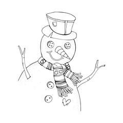 character Snowman
