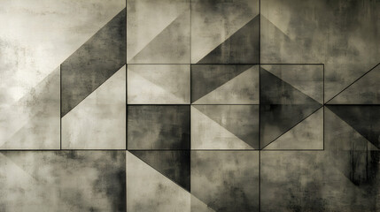 Abstract Geometric Concrete Wall Texture, background, design, pattern, tiles, triangles