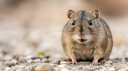 Cute Desert Mouse Close Up, rodent, small mammal, adorable, fluffy, furry