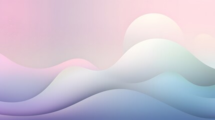 Fototapeta premium Calm waves flowing abstract gradient background digital art soft atmosphere tranquil concept