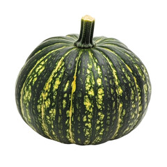 Fresh Raw Pumpkin Isolated on White Background