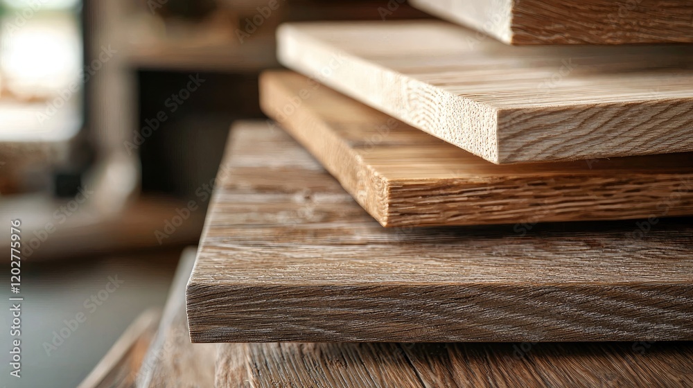 Aufkleber A close-up image featuring textured wooden planks with natural grain patterns, perfect for enhancing various creative projects or interior designs with a rustic feel.
