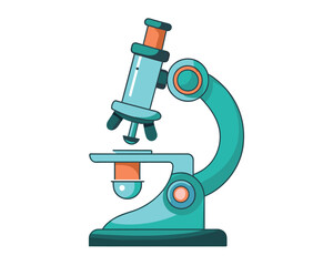 Microscope Icon symbol vector illustration isolated on white background
