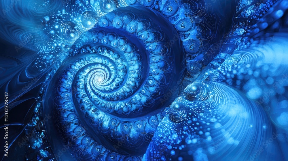 Poster Explore this abstract technology background featuring intricate circuit patterns and digital elements in a captivating blue color scheme, ideal for innovation themes.