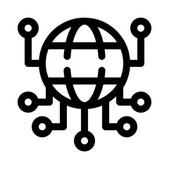 Network line icon