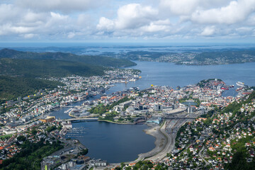 Obraz premium Ulriken Mountain - Bergen, Norway