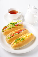 サンドイッチ　ホットドッグ