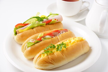 サンドイッチ　ホットドッグ