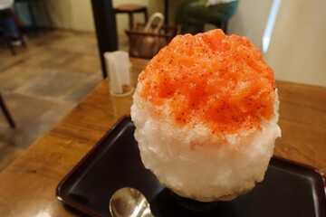 いちごのかき氷