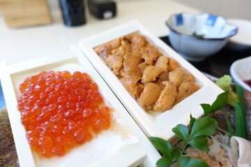 ウニとイクラ