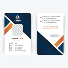 Professional and Stylish ID Card Design