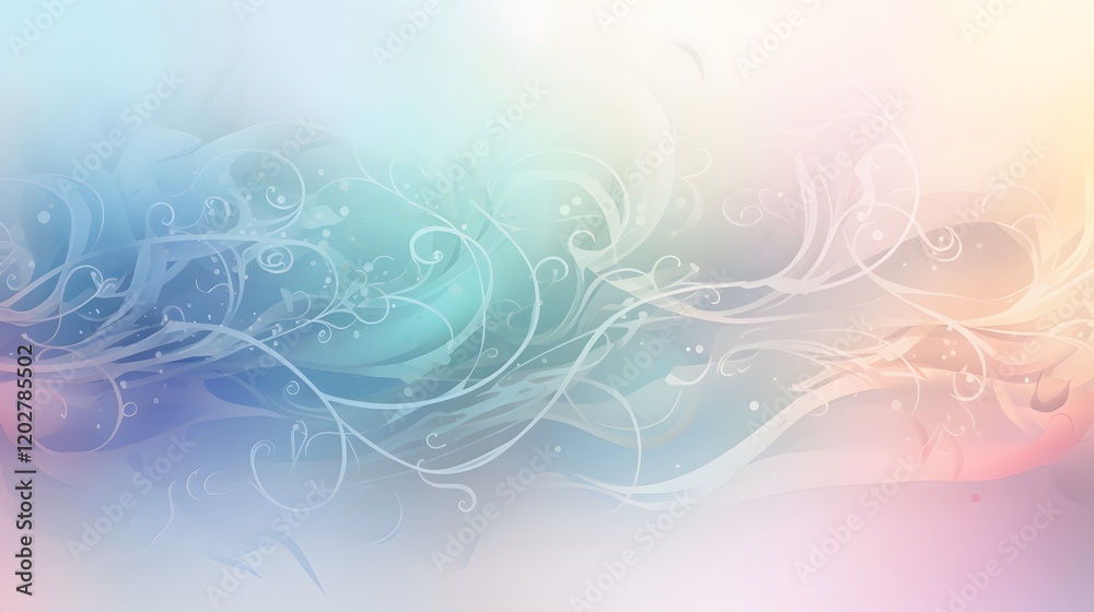 Poster dynamic abstract swirl patterns digital art creation colorful background artistic environment whimsi