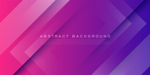 Abstract pink and purple gradient background with shadow and triangle arrow pattern design. Eps10 vector