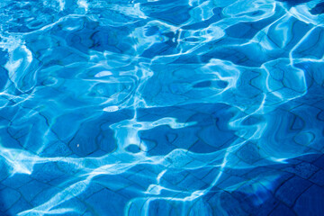 surface of water, blue wave background