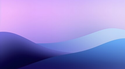 Fototapeta premium Flowing gradient waves abstract landscape digital art serene environment aesthetic viewpoint tranquility concept