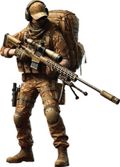 Obraz premium soldier cartoon