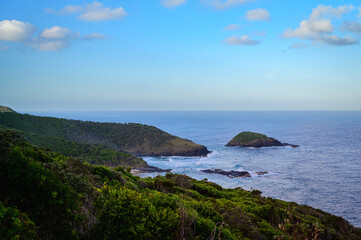 Lighthouse is surrounded by the stunning coastal scenery of Hat Head National Park. The lighthouse itself is as beautiful as the views