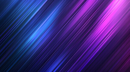 Abstract diagonal lines, vibrant blue and purple hues, dynamic motion, background for technology or design