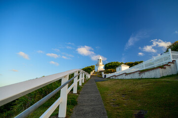 Lighthouse is surrounded by the stunning coastal scenery of Hat Head National Park. The lighthouse itself is as beautiful as the views