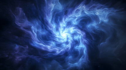 Obraz premium Cosmic swirl nebula, ethereal energy, space background, for science fiction or fantasy design
