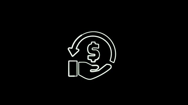  USD cashback icon.