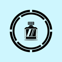 vectors illustration perfume bottle