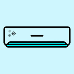simple icon for cooling ac