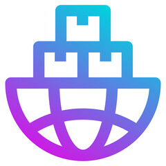 Obraz premium International Trade Icon 