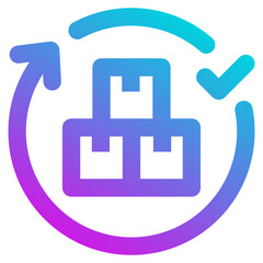 Obraz premium Order Fulfilment Icon 