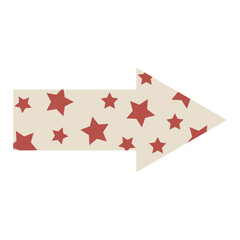Cute pattern arrow vector