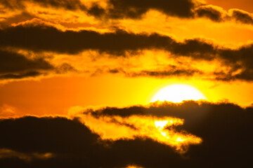 Beautiful sunset or sunrise clouds background,Colorful sky nature background