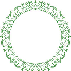 Beautiful flower art and mandala vector design