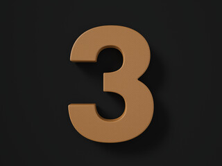 Perforated leather number three