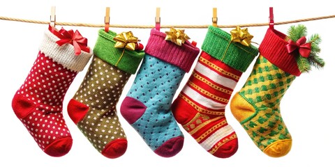 Christmas Eve Stockings - Gift-Filled Anticipation
