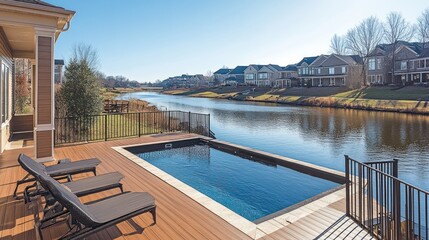 Luxury Lakeside Home with Private Pool and Scenic View