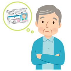 免許返納について悩む高齢者　高齢ドライバー　運転免許