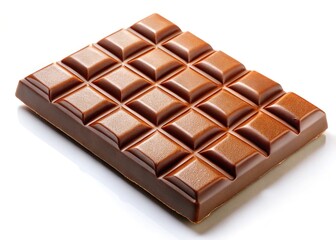 Obraz premium Milk Chocolate Bar Close-up, Delicious Treat