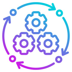 Obraz premium Integration Icon 