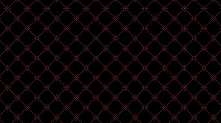 Seamless pattern vector background | Geometric shape pattern background | Dotted shape design with dark red line 