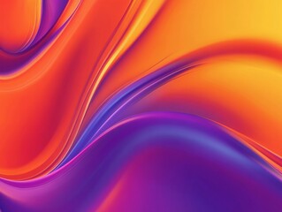 Obraz premium A dynamic abstract gradient background.blending vibrant orange and dark purple hues.evoking energy and creativity.suitable for event promotions and marketing materials
