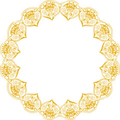 Beautiful flower art and mandala vector design