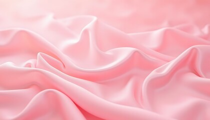 Fototapeta premium Pink Silk Fabric Texture Background: Soft, Smooth, Elegant Drapes