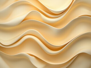 Obraz premium Abstract background of flowing beige waves