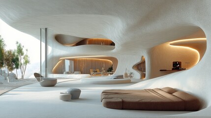 Future oriented Cave Residential Design
