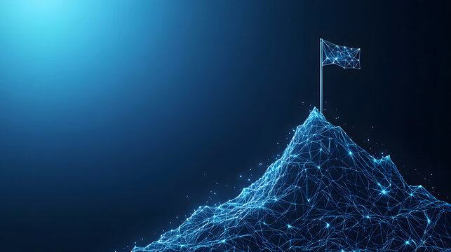 A Journey to Achievement: Conquering the Digital Mountain with Ambition and Vision in a Cybernetic World of Possibilities