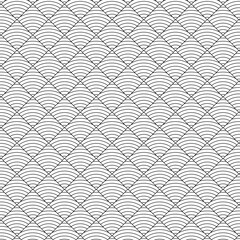 monochrome line geometri pattern background vector design