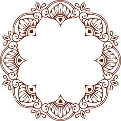 Beautiful Mandala Art and Vector Mandala Design Image.