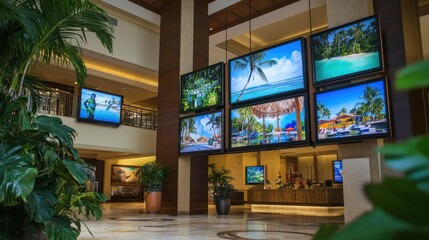 Tropical Paradise Hotel Lobby