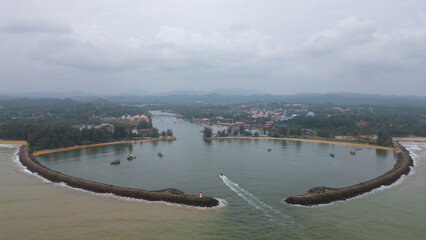 Breakwater (structure)at malaysia