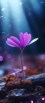 flower in water